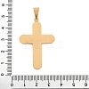 304 Stainless Steel Rhinestone Pendants STAS-G346-47E-G-3