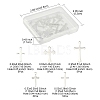 25Pcs 5 Styles Brass Pendants KK-FS0001-51S-4