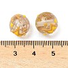 Luminous Handmade Enamel Gold Sand Glass Beads Strands LAMP-U004-08E-5