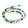 Electroplate Glass Beads Strands EGLA-D030-08C-2
