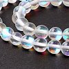 Synthetic Moonstone Beads Strands G-E573-02A-14-6
