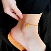 Titanium Steel Charm Anklets for Women WG18C2B-05-1