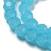 Imitation Jade Glass Beads Stands EGLA-A035-J6mm-D04-4