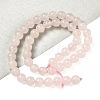 Natural Pink Mangano Calcite Beads Strands G-L505-09-8mm-3
