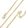 2MM Brass Curb Chain Necklaces for Women KK-CBA4FD4-15G-4