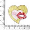 Valentine's Day Printed Opaque Acrylic Pendants FIND-D283-11H-3