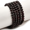 Natural Garnet Gemstone Bead Strands X-G-R263-4mm-1