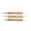 3Pcs 3 Styles Iron Crochet Hooks AJEW-C041-04-1