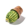 Cactus Pot Green Plant Resin Pendants CRES-B014-03-3