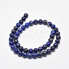 Natural Lapis Lazuli Round Bead Strands G-E262-01-12mm-3