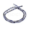 Natural Cordierite/Iolite/Dichroite Beads Strands LS-G-E411-39-3mm-2