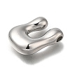304 Stainless Steel Pendants STAS-S166-02P-21-2