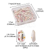 20Pcs Printed Natural Cowrie Shell Beads SHEL-YW0001-03A-4