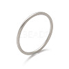 304 Stainless Steel Plain Band Rings STAS-I160-F03-P-4