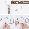 DIY Stainless Steel Pendant Necklaces Making Kits DIY-CN0003-75RG-6
