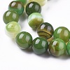 Natural Striped Agate/Banded Agate Beads Strands G-I261-C04-8mm-3