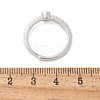 S925 Sterling Silver Adjustable Letter Rings for Women RJEW-M068-01P-S-3