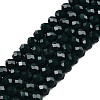 Opaque Solid Color Imitation Jade Glass Beads Strands EGLA-A044-P8mm-D12-1
