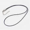 Korean Waxed Polyester Cord Necklace Making NJEW-JN01558-06-1