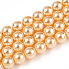 Glass Pearl Beads Strands HY-G002-01D-10-1