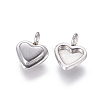 Non-Tarnish 304 Stainless Steel Pendant Cabochon Settings STAS-F222-025-2
