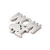 Non-Tarnish Mother's Day Theme 304 Stainless Steel Pendants LS-STAS-E171-03P-05-2