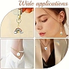 15Pcs Handmade Porcelain Pendants PALLOY-YW00126-6