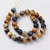 Natural Dream Tiger Eye Beads Strands G-G898-12mm-2