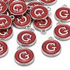 Platinum Plated Alloy Enamel Charms LS-ENAM-S118-03G-P-4