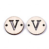 Unfinished Natural Poplar Wood Links Connectors WOOD-S045-140A-01V-2