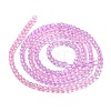 Transparent Gradient Color Glass Beads Strands GLAA-G101-2mm-15-5