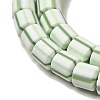 Polymer Clay Beads Strands CLAY-H006-01N-3