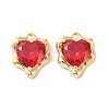 Brass Micro Pave Cubic Zirconia Charms KK-L208-06G-05-2