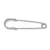 304 Stainless Steel Safety Pins Brooch Findings STAS-C181-01A-G-3