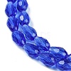Transparent Glass Beads Strands EGLA-N013-T6mm-D11-3