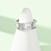 304 Stainless Steel Cuff Open Rings SA-CBACA70-01A-P-2