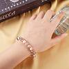 Gemstone Beads Stretch Bracelet BJEW-SW00021-5