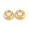 Brass European Beads KK-CBA78C7-33C-G-1