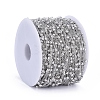Brass Flat Oval Cable Chains CHC018Y-NFK-5