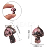 Natural Gemstone Pendants G-SZ0001-90-7