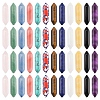 5Pcs Natural Topaz Jade Healing Stones G-FS0005-83J-11