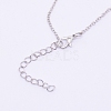 Alloy Rhinestone Pendants Necklaces NJEW-WH0007-02B-3