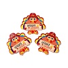 Thanksgiving Day Translucent Resin Pendants RESI-K019-10F-1
