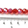 Electroplate Transparent Glass Beads Strands LS-EGLA-A035-T8mm-L01-4