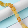 Natural Topaz Jade Beads Strands G-F743-02N-2