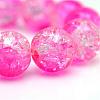 Baking Paint Crackle Glass Bead Strands CCG-S001-4mm-M-4