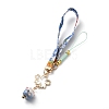 Brass Pendant Keychains HJEW-WH0039-15A-1
