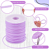 1 Roll Hollow Pipe PVC Tubular Synthetic Rubber Cord RCOR-CP0001-01C-6