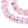 Transparent Glass Beads Strands LS-EGLA-N028-01A-A11-4