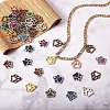 100Pcs 15 Style Alloy Enamel Charms FIND-SZ0002-06-3